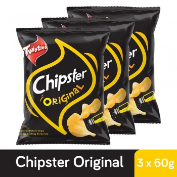 Twisties Chipster Potato Chips Original (60g x3)