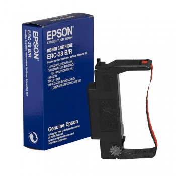Epson ERC 38 Black/Red Ribbon