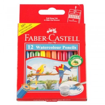 Faber Castell Watercolour Pencil 12S (Item No: B05-09) A1R2B137