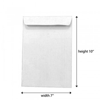 White Envelope - 100gsm - 500 pcs 7-inch x 10-inch (Item No: C03-09) A5R1B10