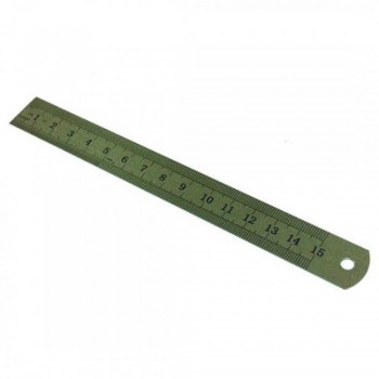 Stainless Steel Ruler - 6-inch / 15cm (Item No: B01-03) A1R2B3