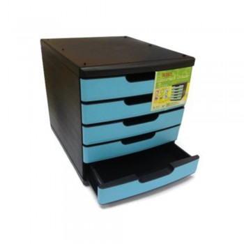 Niso 5 Tier Letter Tray Blue (8822)